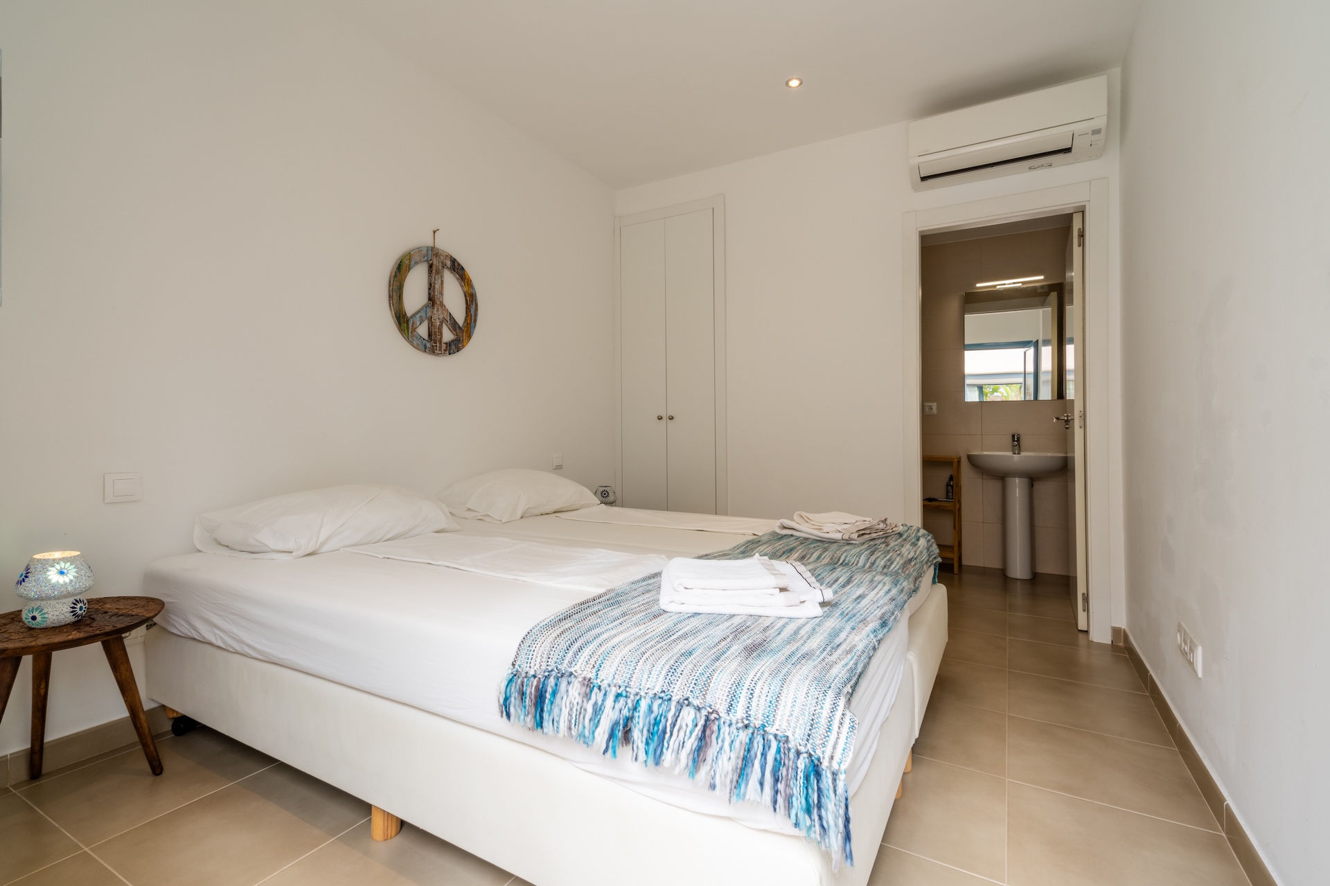 Resa Estates Ibiza sale ted koop Cala Tarida patio townhouse bed 2.JPG